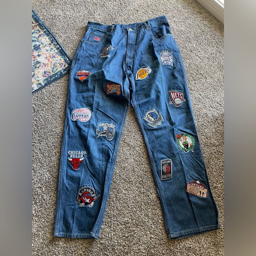 VINTAGE 90s NBA JEANS